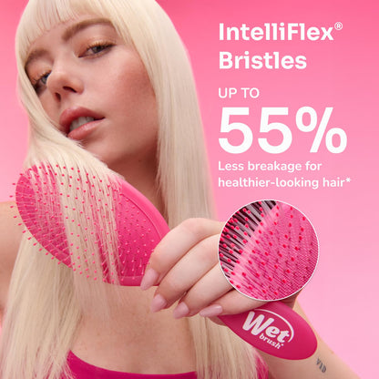 Wet Brush Original Detangler Hair Brush – Intentional Design Detangler in Neutral Black, Frost, and Sky for Minimalist Vanities