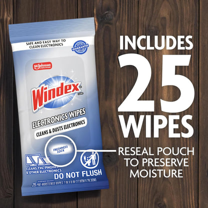 Windex Electronic Cleaning Wipes – Housewarming Gift Idea, Practical Pack for New Home Electronics