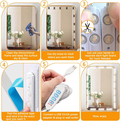Winees Slim Vanity LED Strip – Effortless Install Lighting for Calm Capsule Interiors
