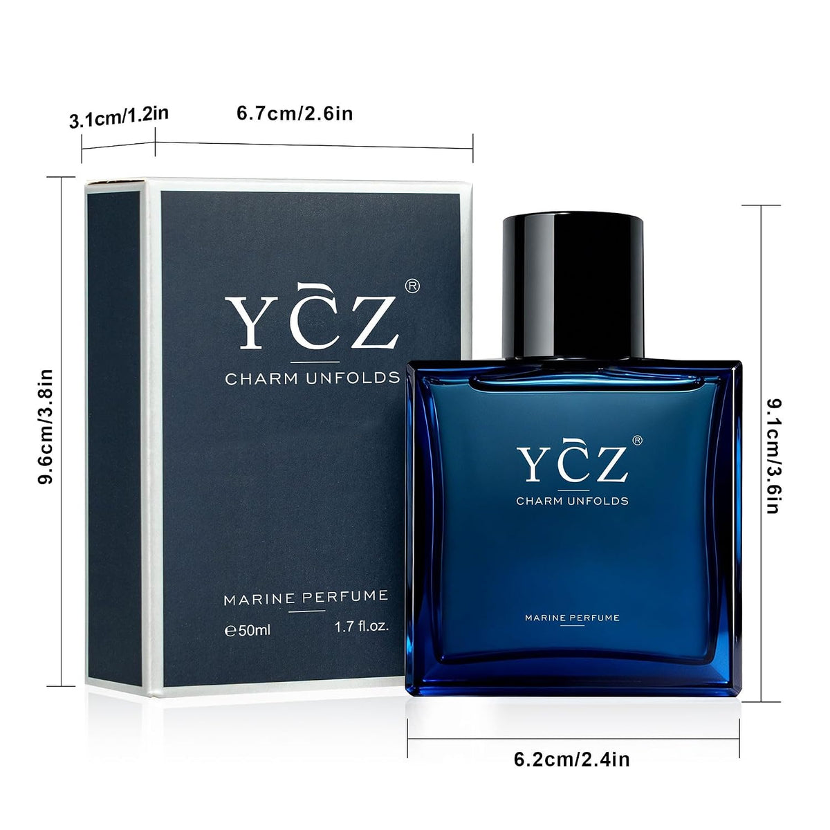 Ycz Midnight Marine Eau de Parfum – Personal Care Fragrance for Evening Wind-Down and Reset Moments
