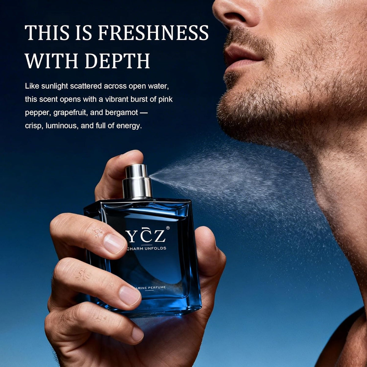Ycz Midnight Marine Eau de Parfum – Personal Care Fragrance for Evening Wind-Down and Reset Moments