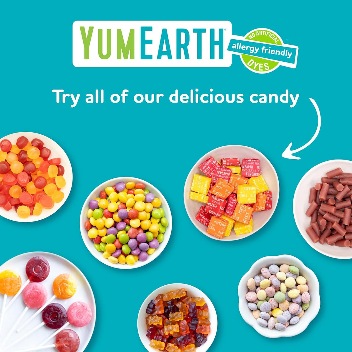 YumEarth Organic Jelly Beans – USDA Organic Vegan Candy for Office Desk Drawers, Gym Bags, and Road Trip Snacking