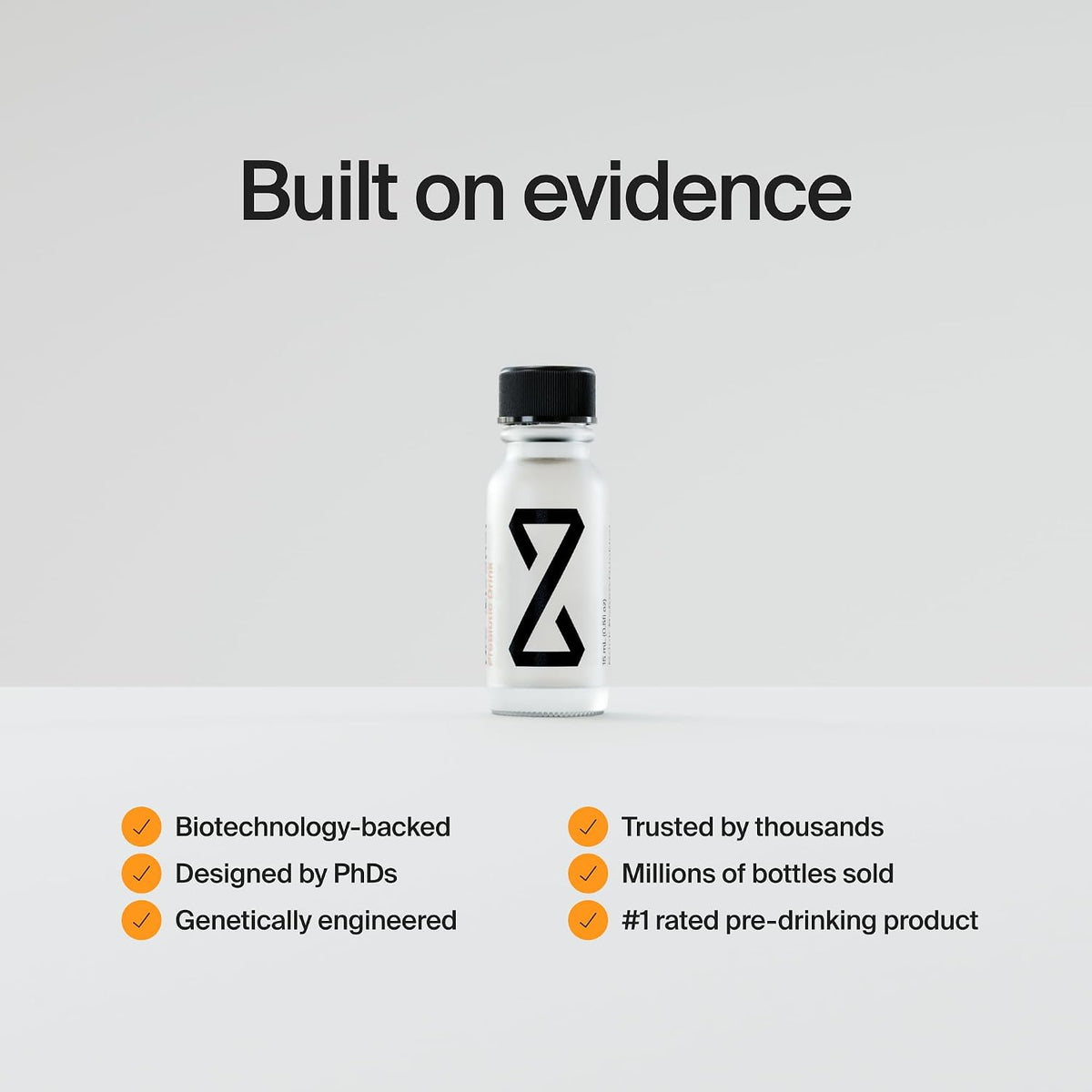 ZBiotics Pre-Alcohol Probiotic — Vegan and Paleo Friendly Hangover Prevention for Wellness Lifestyles