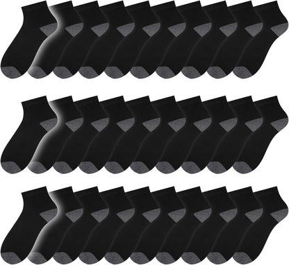 ZEAYEA 30-Pair Ankle Socks – Practical Birthday Gift for Men Who Have Everything