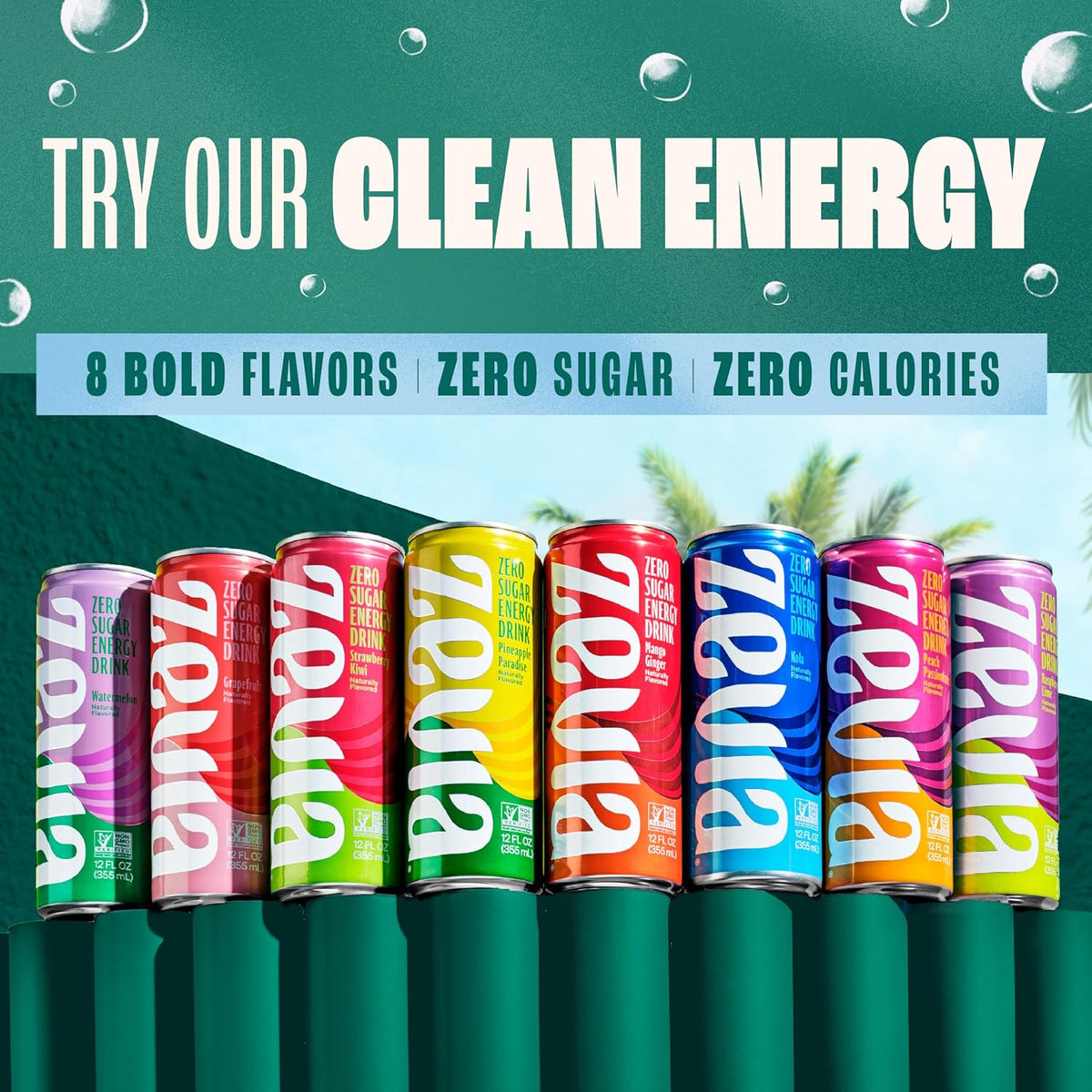 Zevia Zero Sugar Soda – Quiet Design Soda for Curated Kitchens, Just Carbonated Water, Stevia, and Natural Flavors