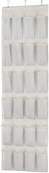 Amazon Basics Light Grey 67-Inch Over-the-Door Organizer for Dorm Room Study Efficiency