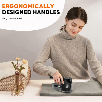Ziitty Sweater Defuzzer – Worry-Free Fabric Care for Families, Auto-Stop Safety Lock and Enclosed Blade Head